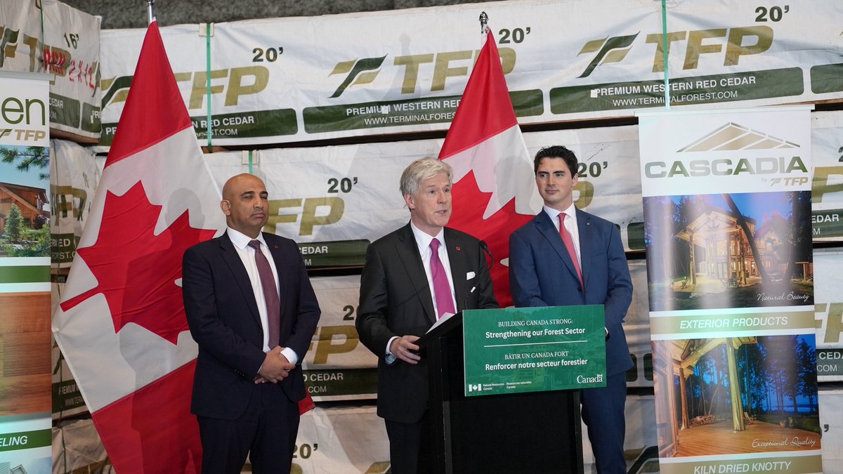 Welcome news for BC's forest sector workers. Encouraging to see federal innovation funds flowing. These investments help industry adapt while the Government of Canada seeks a lasting softwood lumber agreement. Canada and the U.S. must prioritize a deal that provides certainty and