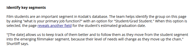 MarketingSherpa's tweet photo. Do you serve customers through their entire lifecycle? With graduation season upon us, here's a nice reminder from a classic MarketingSherpa case study with Kodak.

Read the full case study at https://t.co/n8GLYg418m https://t.co/FIeR7NEII2