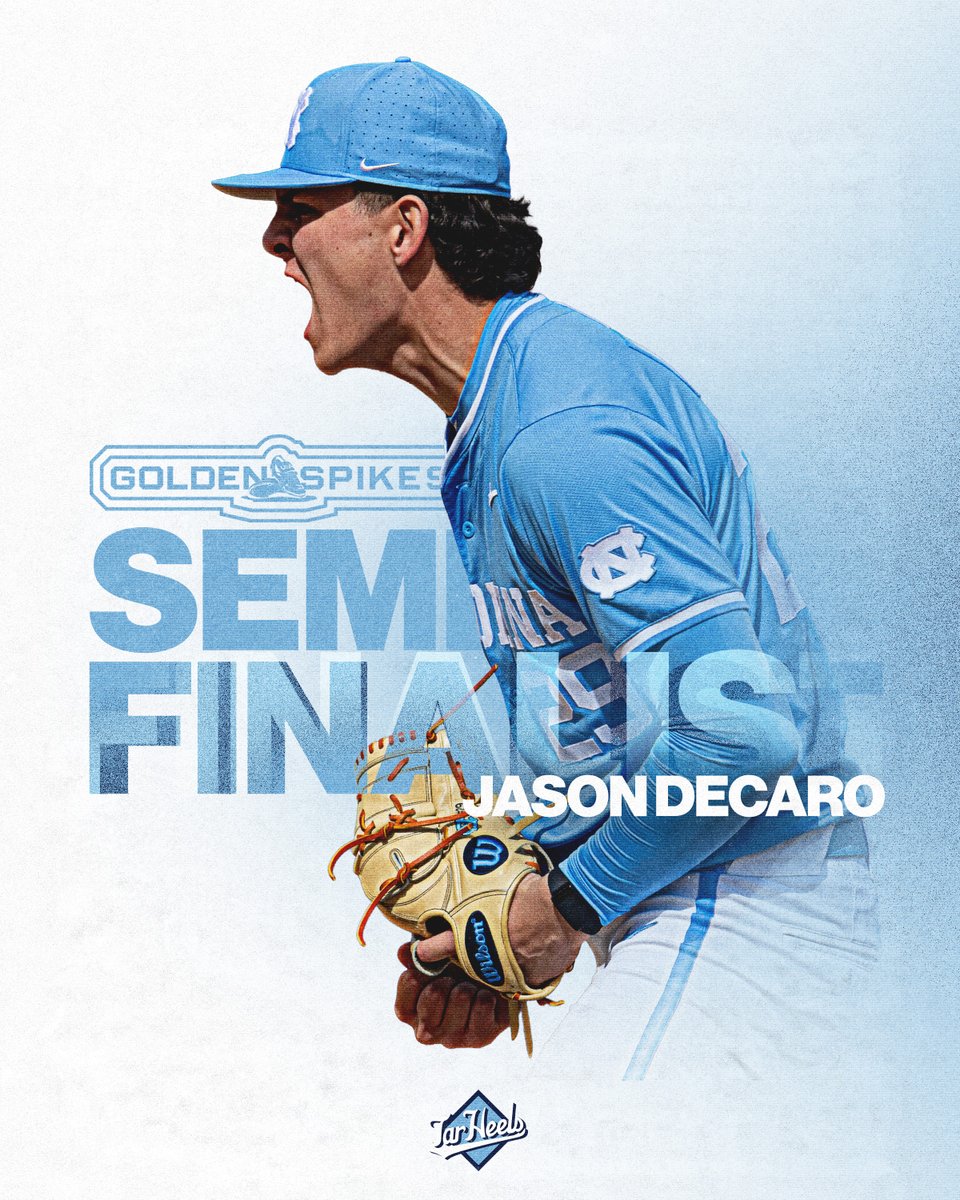 DiamondHeels's tweet photo. 𝗚𝗼𝗼𝗱 𝗮𝘀 𝙜𝙤𝙡𝙙𝙚𝙣 ✨

Jason is the 𝗼𝗻𝗹𝘆 ACC pitcher named among the 25 best players in the sport as a @USAGoldenSpikes Semifinalist! https://t.co/CRoVDCFcgw