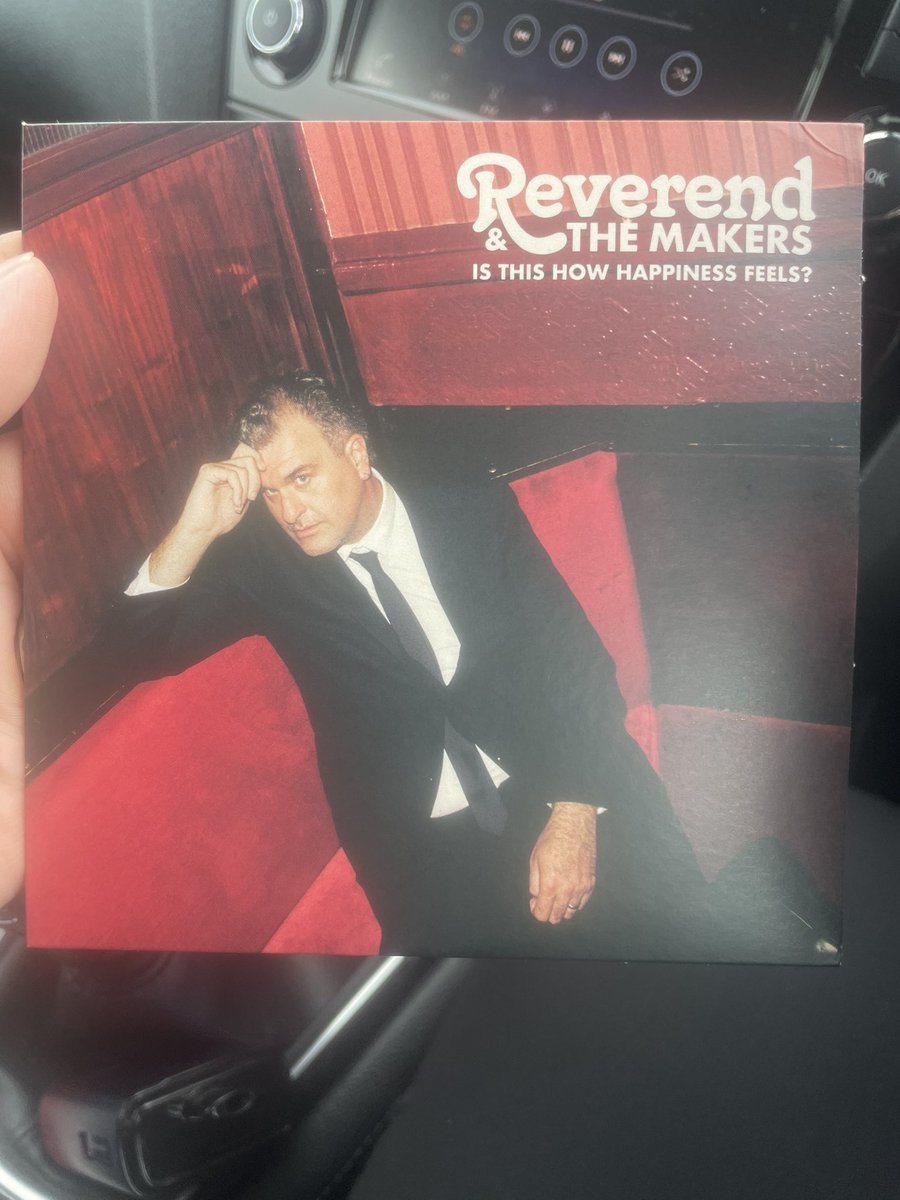 Gemsie2k's tweet photo. Bough my first actual CD in years! @Reverend_Makers loving the album. #therev #album #reverandandthemakers https://t.co/LRf0b5TGd6