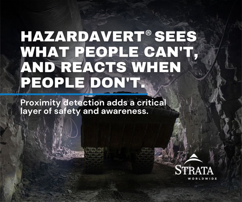 StrataWorldwide's tweet photo. Safety awareness underground is paramount.

Strata’s HazardAVERT®️adds an extra layer of protection by detecting potential collision risks early and alerting personnel before they escalate into incidents.

Learn more: https://t.co/9k25mO4k5E

#saferoperations #hazardavert https://t.co/8XnEyz7Xgr
