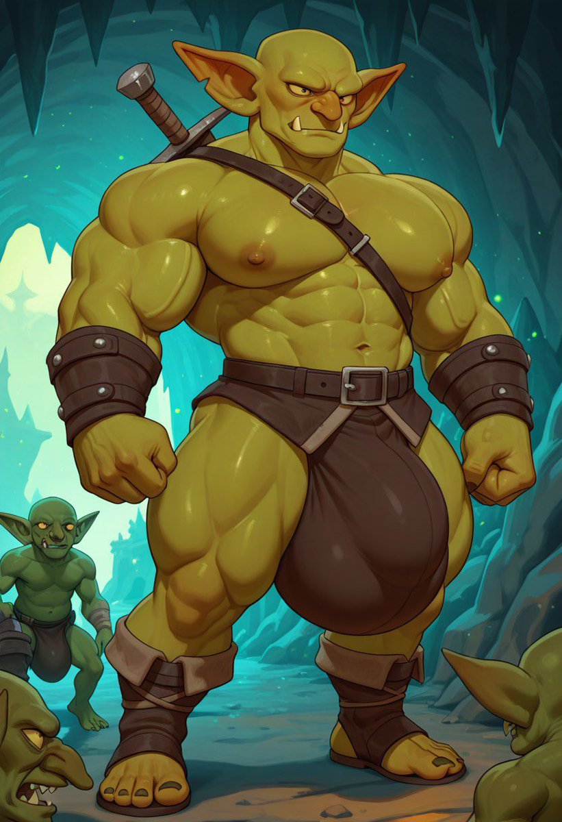 GrundletheGobl1's tweet photo. Goblins getting a little bulky so he can toss around some of the bigger guys https://t.co/w9jQZ1VGHw