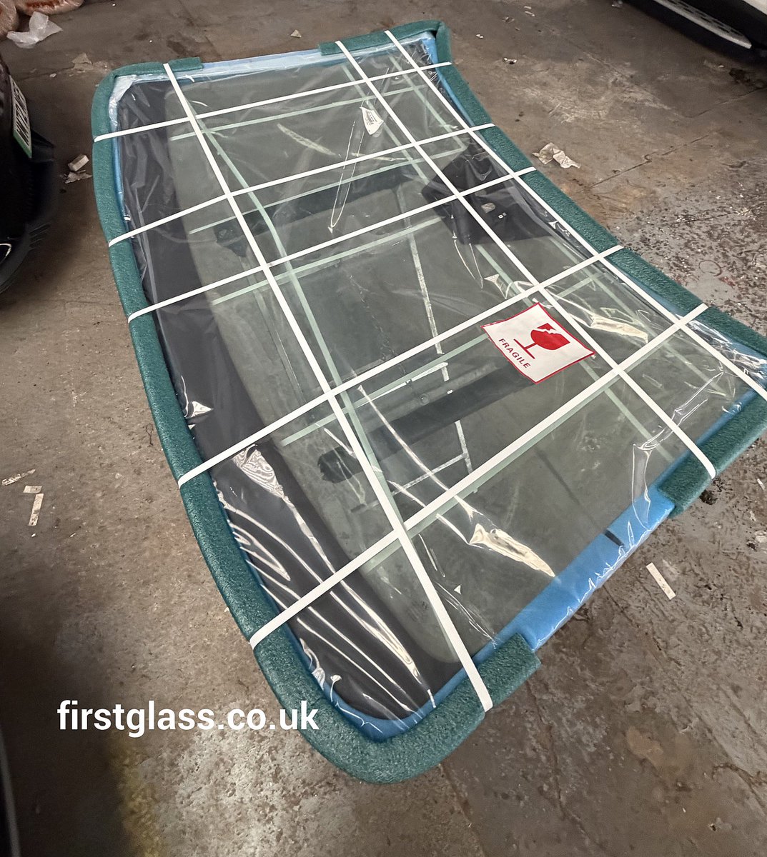 firstglass's tweet photo. Thé original supplier really didn’t want that windscreen to come unpacked! #firstglass #fittedcorrectly https://t.co/A5LmZqxJBT