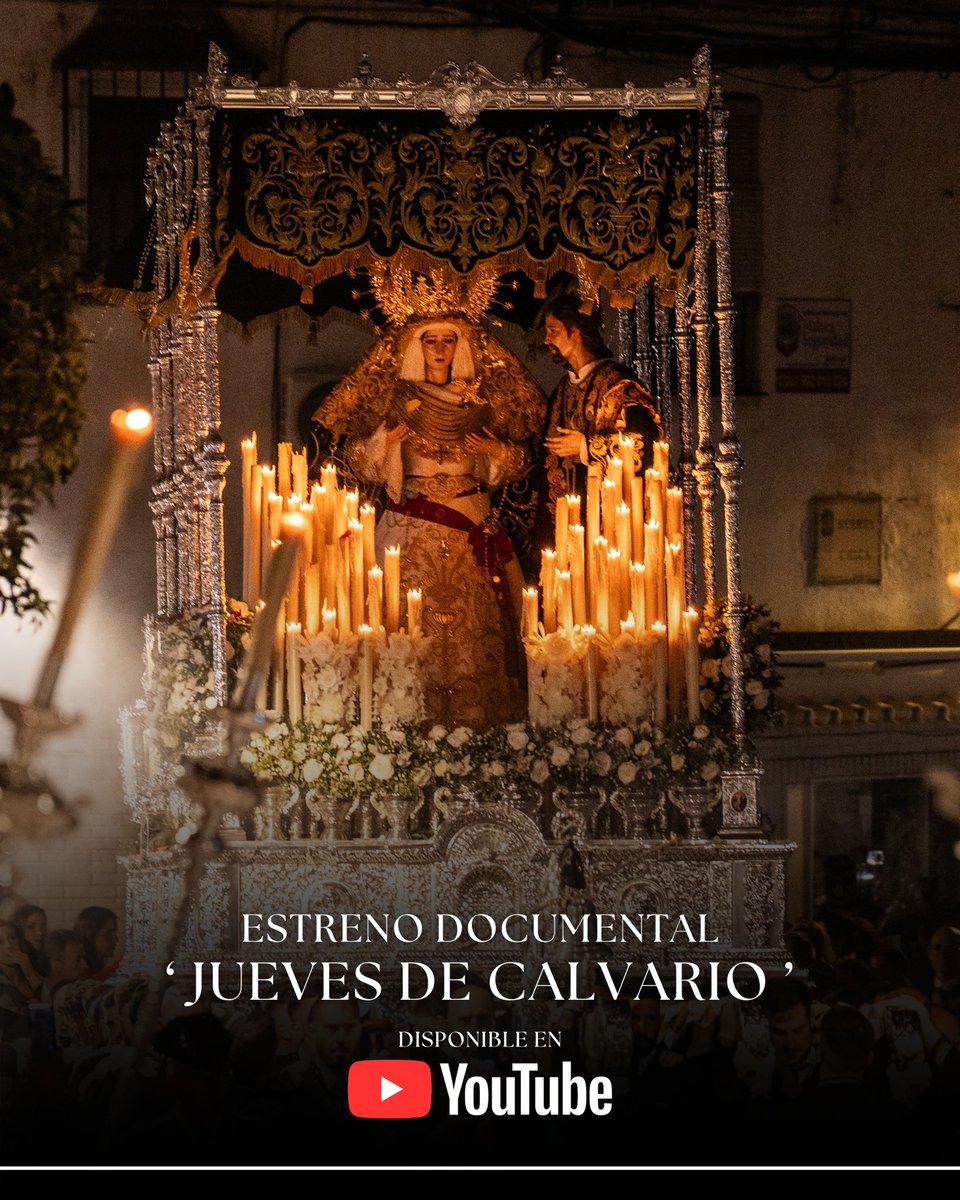 CalvarioHdad's tweet photo. 🎥 YA DISPONIBLE | “JUEVES DE CALVARIO” 

▶️ Disponible ya en nuestro canal de YouTube.

Pincha en el enlace y accede para visualizar el documental completo: 

https://t.co/jzumgyEil4

#Calvario #JuevesSanto #Marbella #HermandadDelCalvario #JuevesDeCalvario https://t.co/JiRsMz5a7H