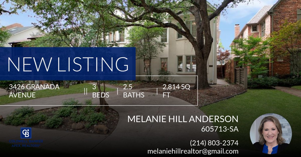 MelanieHRealtor's tweet photo. 📍 New Listing 📍 Take a look at this fantastic new property that just hit the market located at 3426 Granada Avenue in University Park. Reach out here or at (214) 803-2374 for more information!

Listed by Charmaine Byers

Melanie ... https://t.co/GMKIsGZbog https://t.co/dosJCOHnfG