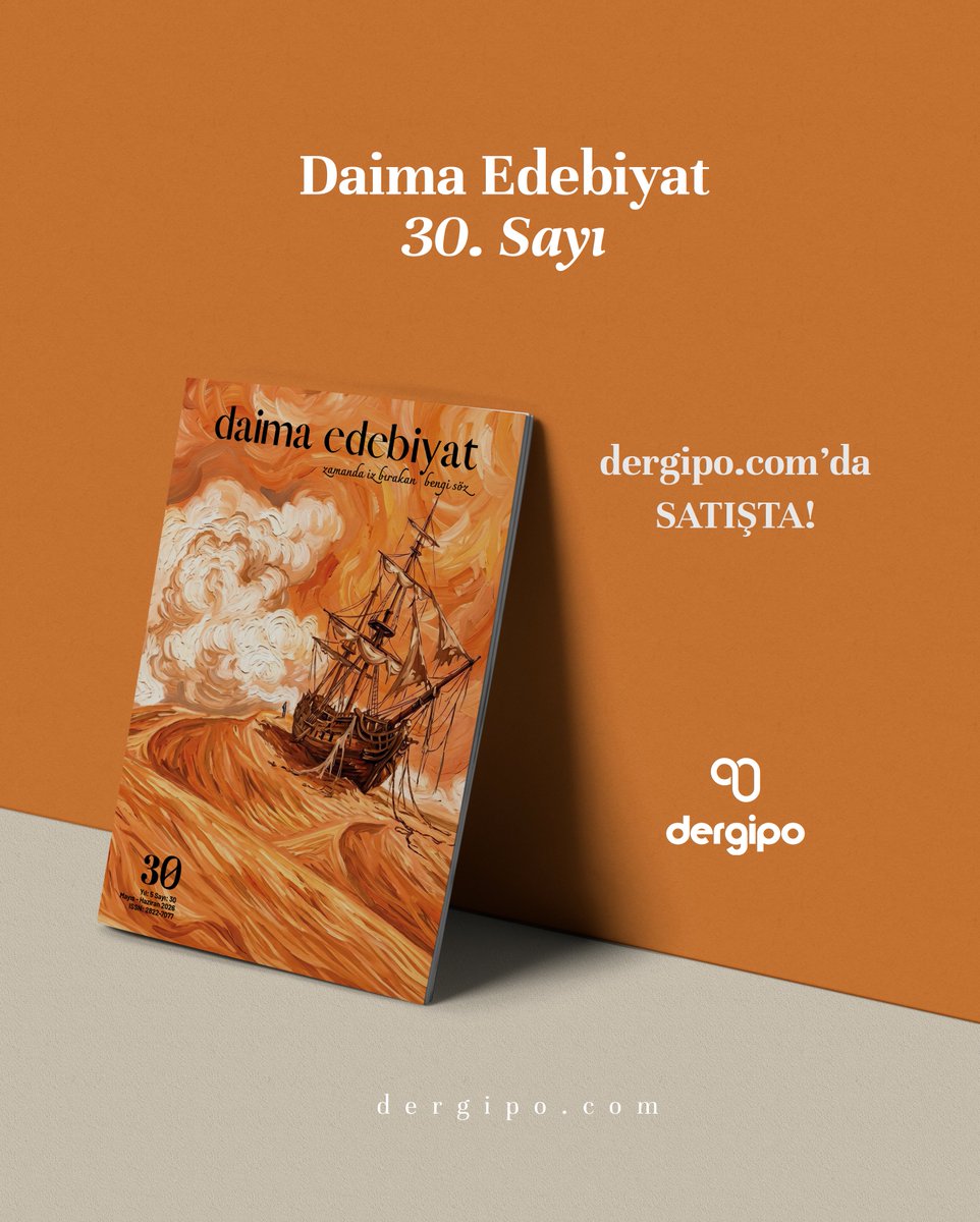 dergi_po's tweet photo. Daima Edebiyat 30. sayı ÇIKTI! 🎉

Temin etmek için:
https://t.co/Mg8xNvQXKe https://t.co/atB8972ey4