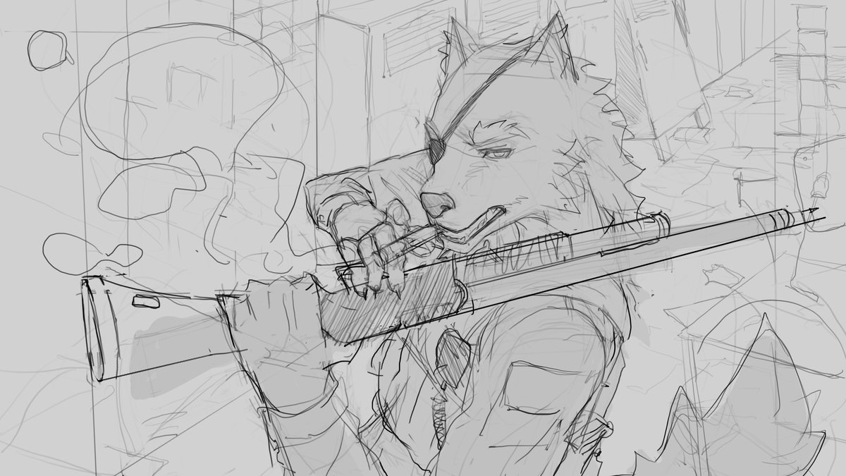 AckFanfal's tweet photo. WIP #furry #furrycommission https://t.co/IeH5M5AlVD