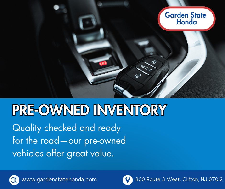 GSHonda's tweet photo. Quality checked and ready for the road—our pre-owned vehicles offer great value.

Shop today --> https://t.co/CPKLqoGr9C https://t.co/EJXsOQ1W3F