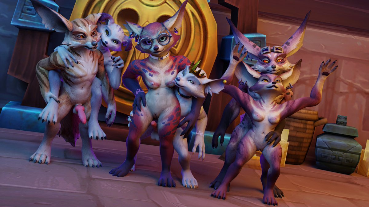 VoidOfSin's tweet photo. The tradition of the cursed family pictures continues, the siblings have invited their partners too ! 
And as always, the goofballs make sure nothing goes according to plan ! 

Kheena, Likchi, Khleo are mine
Haru : @Haru19963 
Eshari : @poisonariAD 
Zuhkon : Not on X https://t.co/AKkw5J73E9