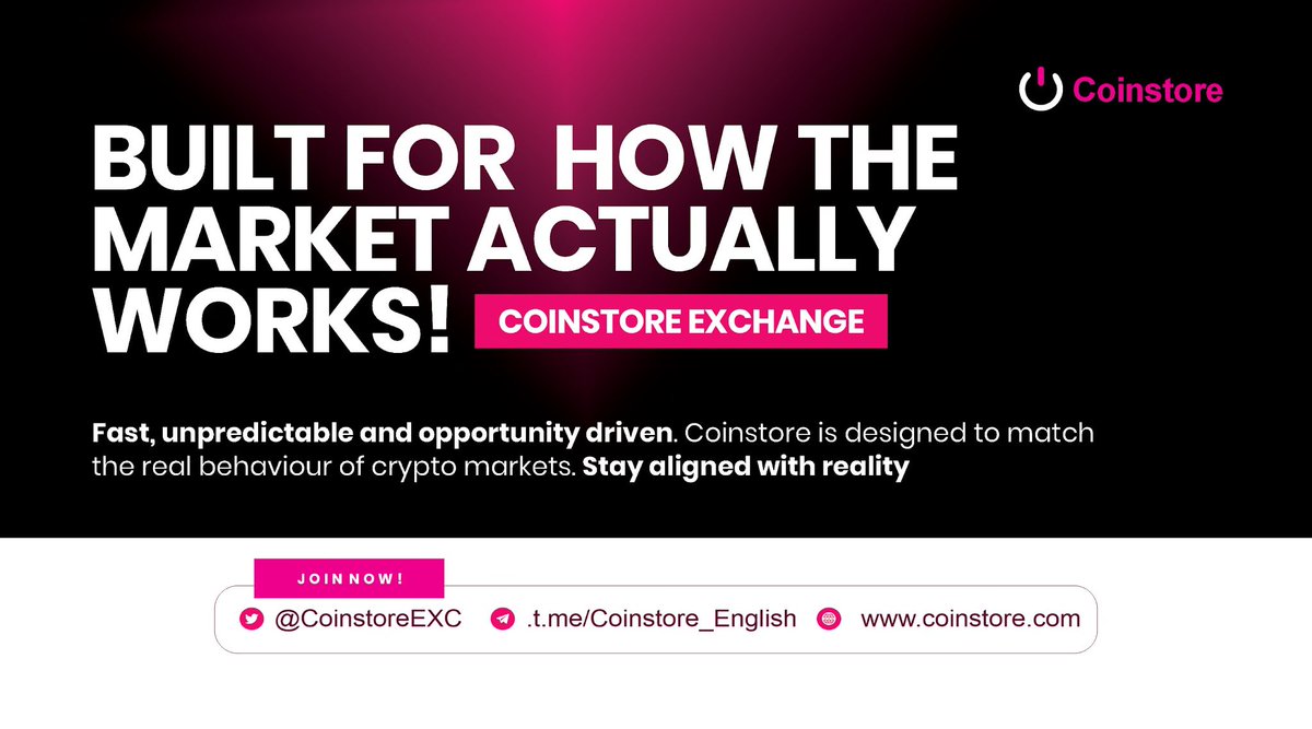 RaskiJoe's tweet photo. Crypto moves fast. @Coinstoreexc keeps you updated with real-time trends, fast alerts, and a trading experience built for speed.
Stay ahead of market momentum⚡

Timing is the edge.
https://t.co/Y8qIdQigcG

https://t.co/Y0YJ1f8Pts

#IEO #coinstore #Launchpad https://t.co/PkqrFCHegc