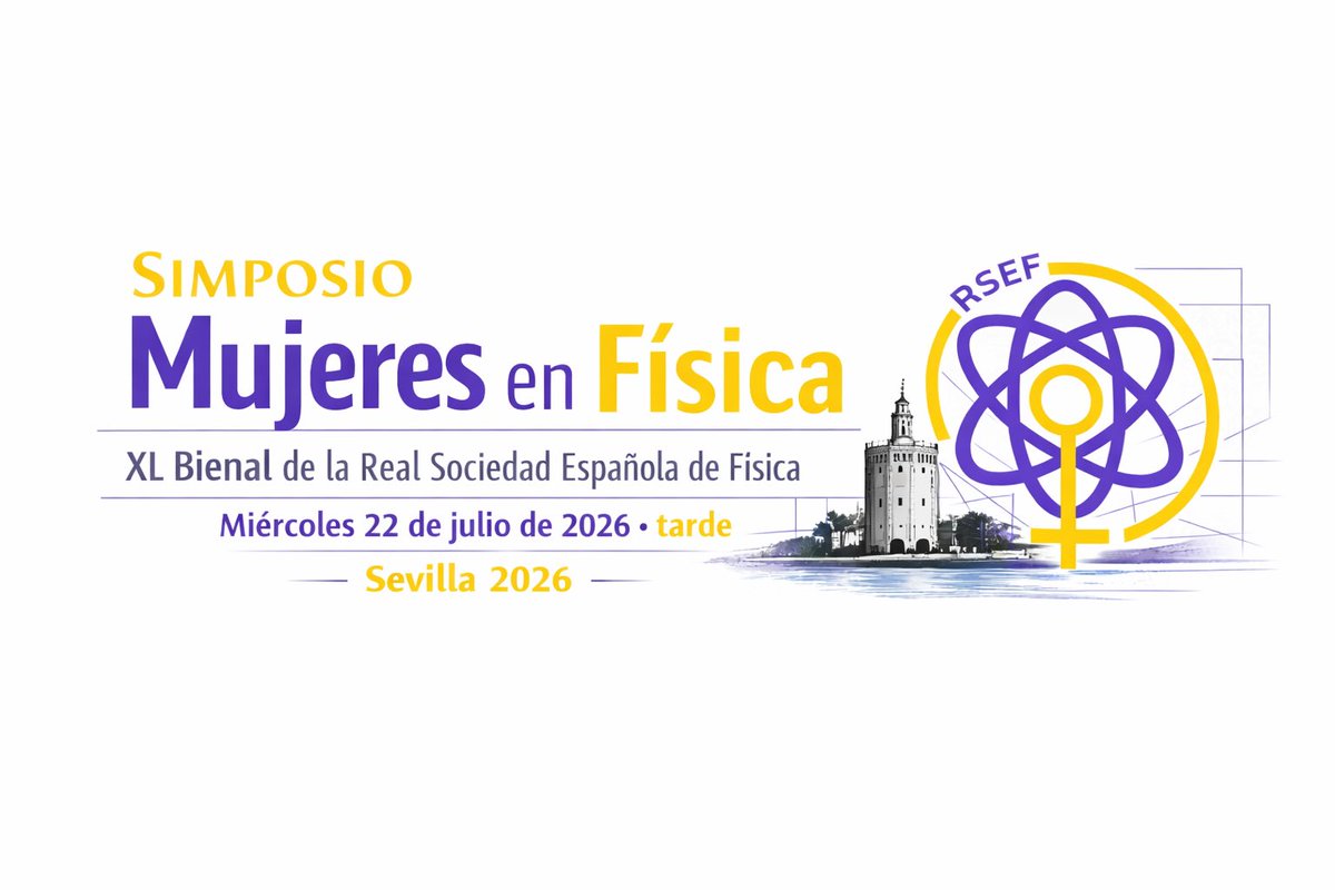 GEMF_RSEF's tweet photo. 📢 ¡Ampliado el plazo de envío de contribuciones para el Simposio de Mujeres en Física del GEMF en la Bienal de Física 2026 de Sevilla!

🗓️ Nuevo deadline: 22 de mayo

Os animamos a enviar trabajos y participar en este espacio de reflexión y debate sobre las mujeres en física 💜 https://t.co/cYCdZ7Ri0f