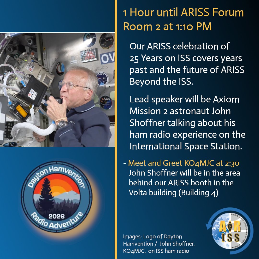 ARISS - Amateur Radio on the ISS tweet media