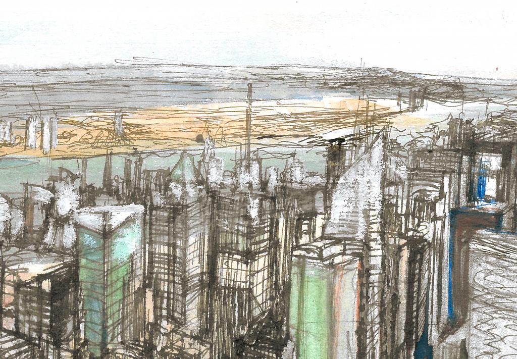 artlynow's tweet photo. View from the Empire State Building - Lucio Forte - Acquerello, china e acrilico su carta di bamboo 21x29 - 170€
https://t.co/NJjFz673zg https://t.co/qOd70WYq2F