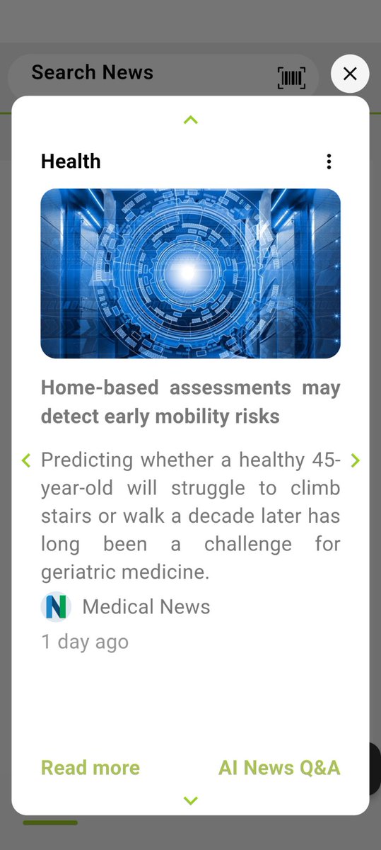 consumers_app's tweet photo. https://t.co/LnchhA28bV
Could your future self struggle with the stairs? 🏠 Experts are finding new ways to predict movement challenges years in advance—all from the comfort of your own home. 🧬🚶‍♂️
​#HealthTech #AgingWell #AI https://t.co/NTUrthJRIG