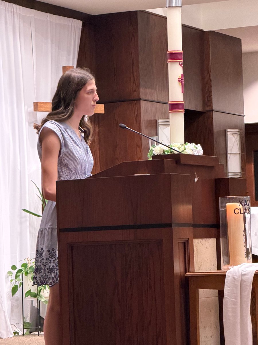 CRXPres's tweet photo. A gift each year from Xavier to our seniors and their parents is our Baccalaureate Mass.

Many of our seniors have attended XCS since kindergarten. This night is special because it’s the last time they will celebrate Mass together as students. Absolutely beautiful, every year. https://t.co/KFXMw9V3Au