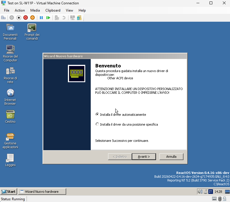 ReactOS tweet media