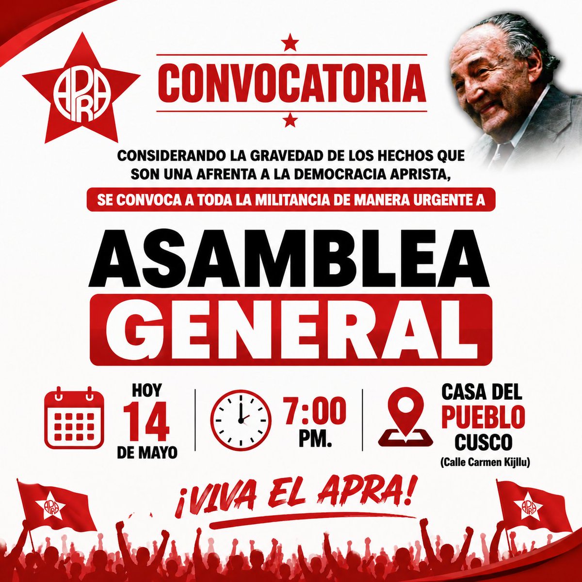 APRA Cusco tweet media