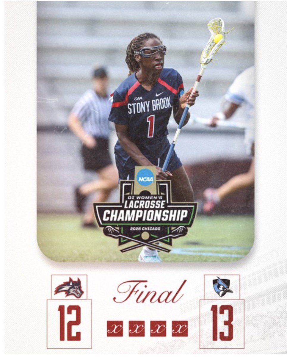 nicklalota's tweet photo. Reagan and I were on hand for a heartbreaking road loss for @StonyBrookWLAX at Johns Hopkins today.

The Seawolves led or were tied throughout the game until a late change of possession led to a fast-break goal in the final second.

Despite the tough ending, it was a tremendous performance by a team that has every reason to be proud of an outstanding season and its place among the nation’s top programs. 🌊🐺💪