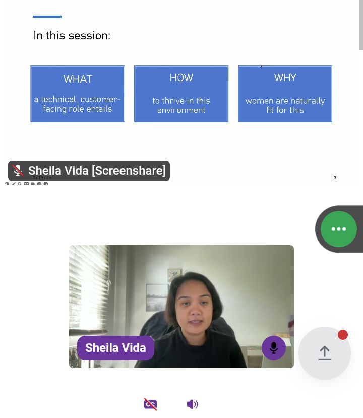 ElizaSamwel's tweet photo. Women in Tech Global Conference 2026 is still happening and one of the sessions I attended was "Tech Talk and Triumph: How women Exel in technical customer facing role" by Sheila Vida, it was very insightful session! @WomenTechNet #WTGC2026 https://t.co/K3zHUYQ0QC