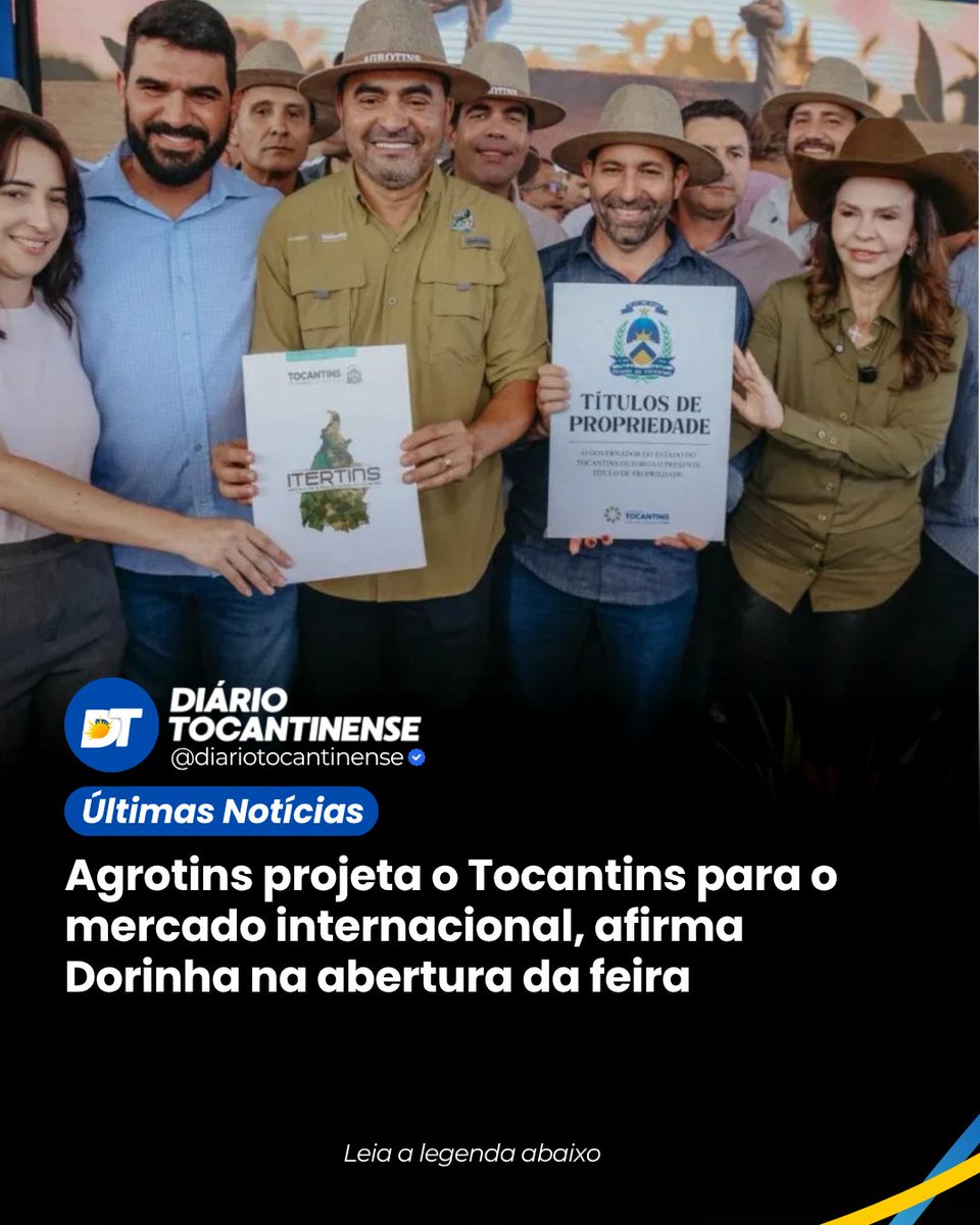 Dtocantinense2's tweet photo. A senadora Professora Dorinha Seabra destacou, na abertura da Agrotins 2026, o potencial do agronegócio tocantinense, ressaltando a qualidade da produção, inovação e capacidade de competir no mercado nacional e internacional. Ela também defendeu apoio aos produtores e segurança no campo, enquanto o governador Wanderlei Barbosa enfatizou a importância da feira para difundir tecnologia e fortalecer o setor em todo o estado.

📲Leia a matéria completa no site https://t.co/XBI6Hi2mCN