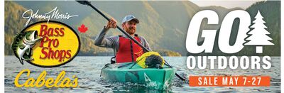 teamfishtv's tweet photo. It's time to get outside and enjoy the warmer weather so check out the GO OUTDOORS sale on now until May 27th at Cabela's/Bass Pro Shops.
https://t.co/3mqkWvhGE1 https://t.co/G4bNSibiOP