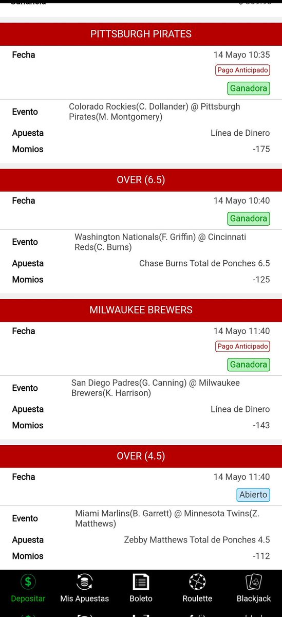 picks_1309's tweet photo. Se cobró el parlay mañanero de MLB 🤙🏾 https://t.co/rBH9BnGbiV