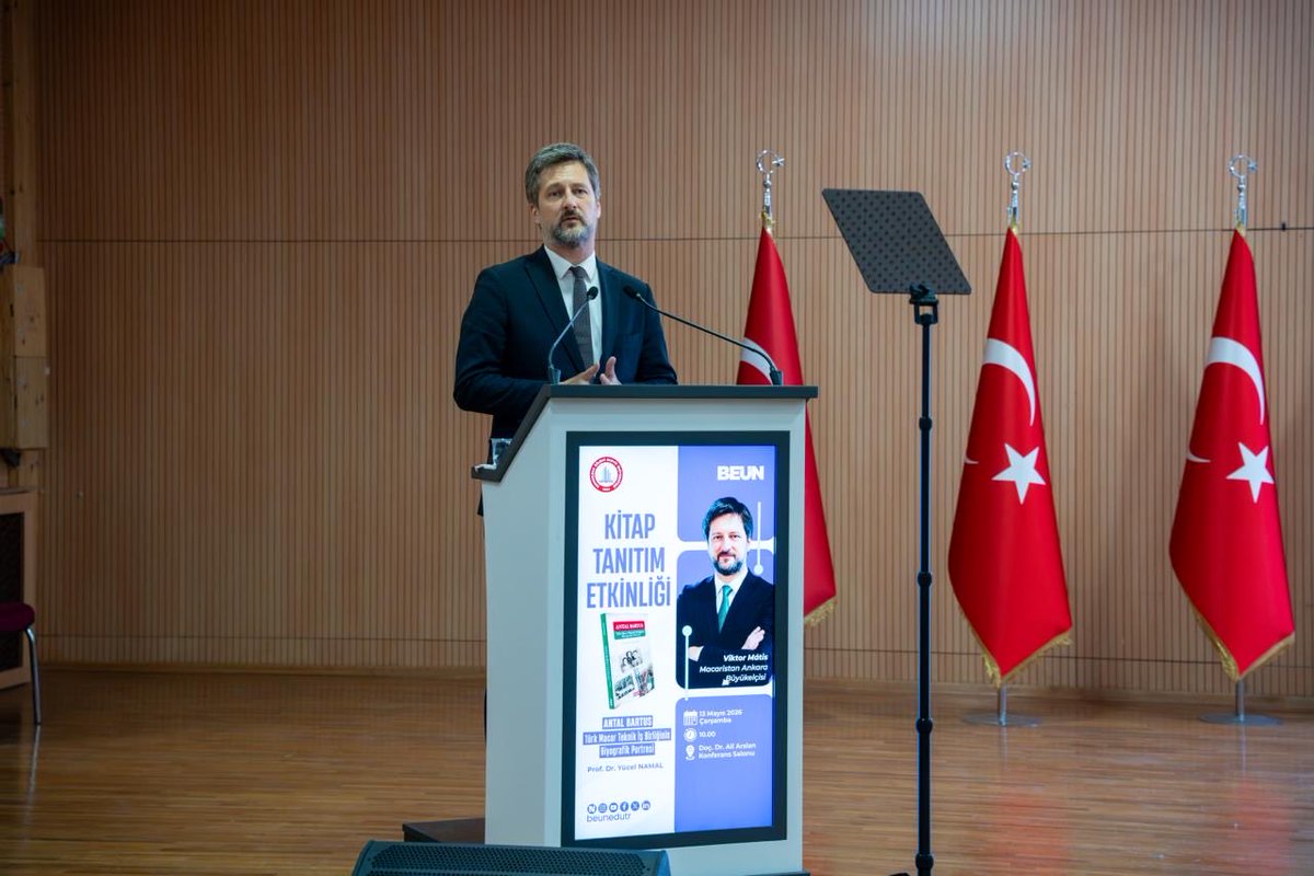 yucelnamal45's tweet photo. Yeni kitabım "Antal Bartus – Türk-Macar Teknik İş Birliğinin Biyografik Portresi" okuyucuyla buluştu! ✨
Bu özel günde bizleri onurlandıran, desteklerini her zaman hissettiğimiz Macaristan Ankara Büyükelçisi Sn. Viktor Mátis'e davetimize iştirakleri için en içten teşekkürlerimi sunarım.
Türk ve Macar uzmanların geçmişte attığı ortak adımları bugünün perspektifiyle kayıt altına aldığımız bu çalışmanın heyecanını paylaşıyoruz. 📚🤝 🇹🇷🇭🇺@MacaristanBE @MacarKultur @TC_Disisleri