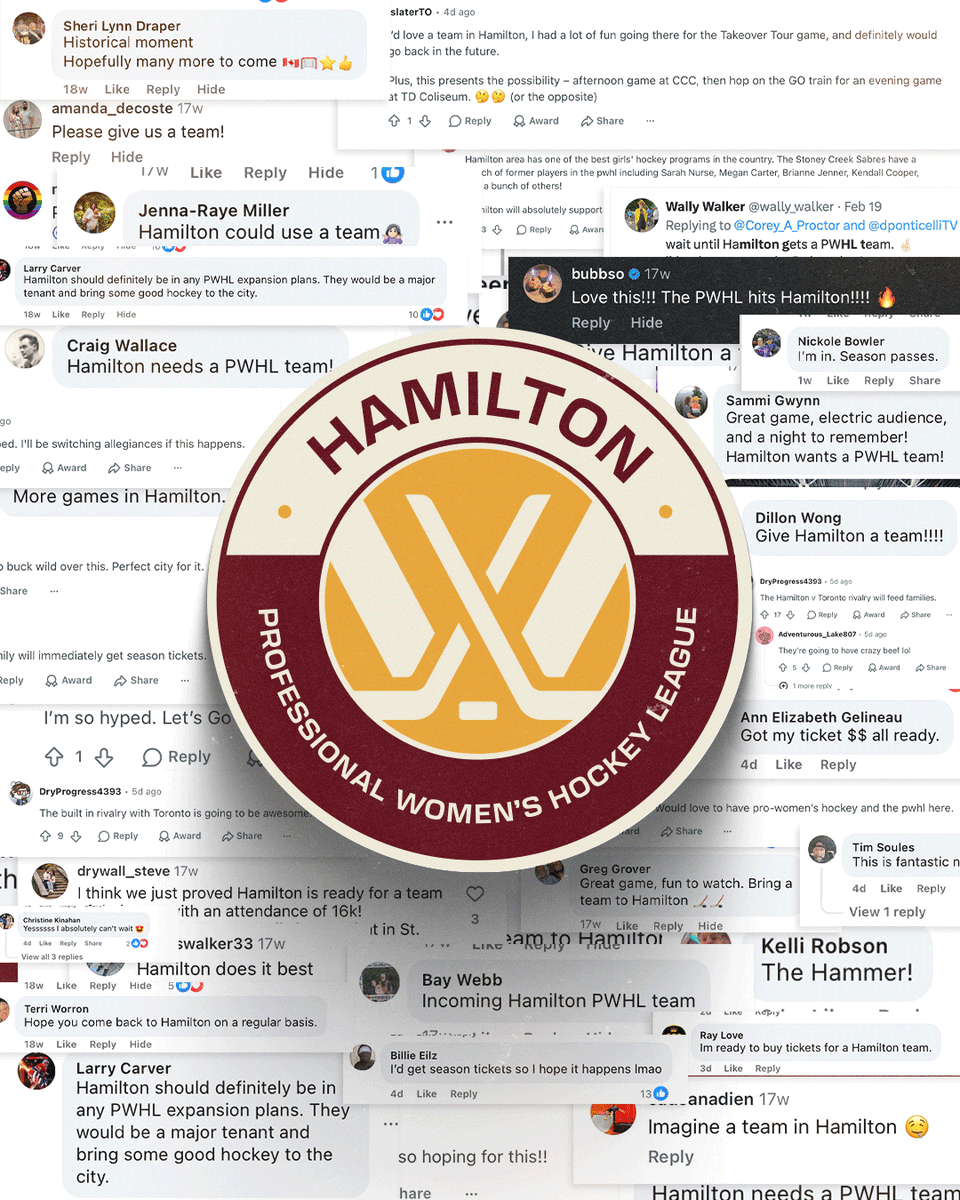 PWHL Hamilton tweet media