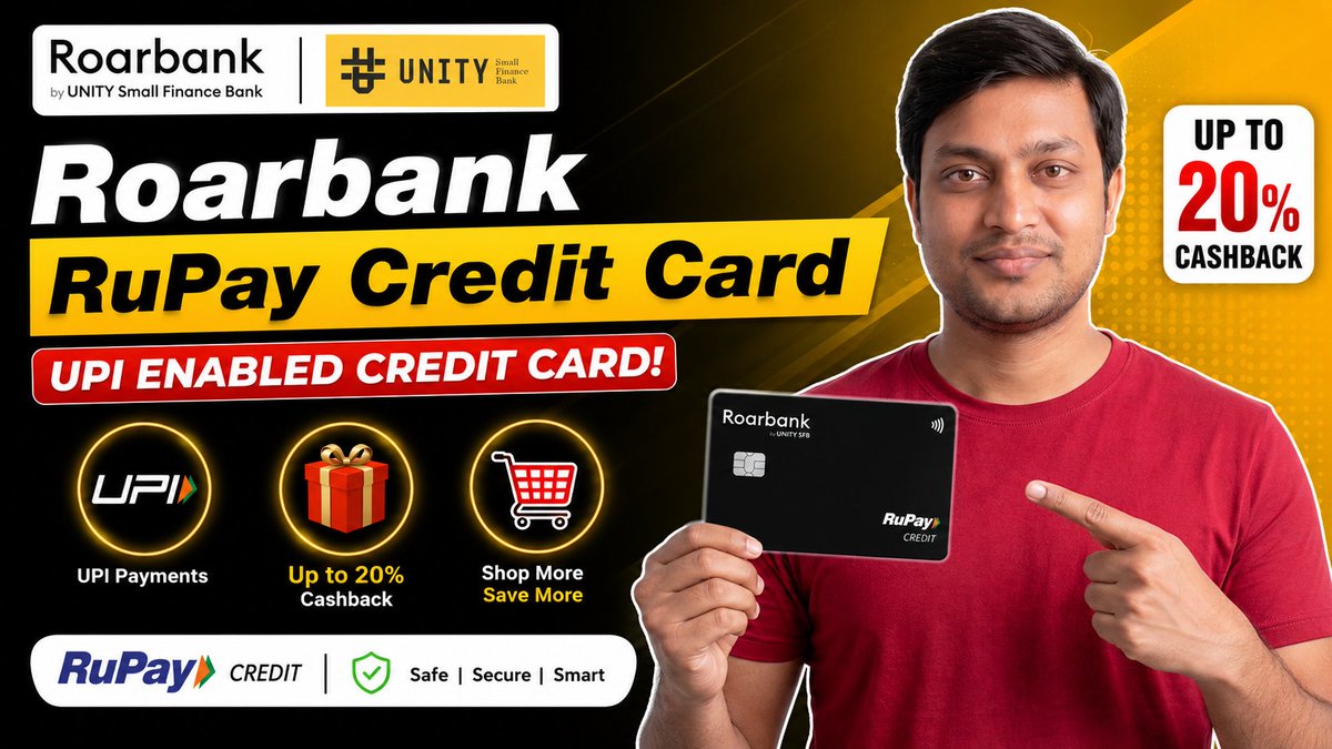 technicalmitra's tweet photo. Roarbank RuPay Credit Card: फीचर्स, फायदे और 2026 के नए नियमों की पूरी जानकारी (Ultimate Guide) https://t.co/HBraR4flYc #ROARBANK https://t.co/jdWplBluon