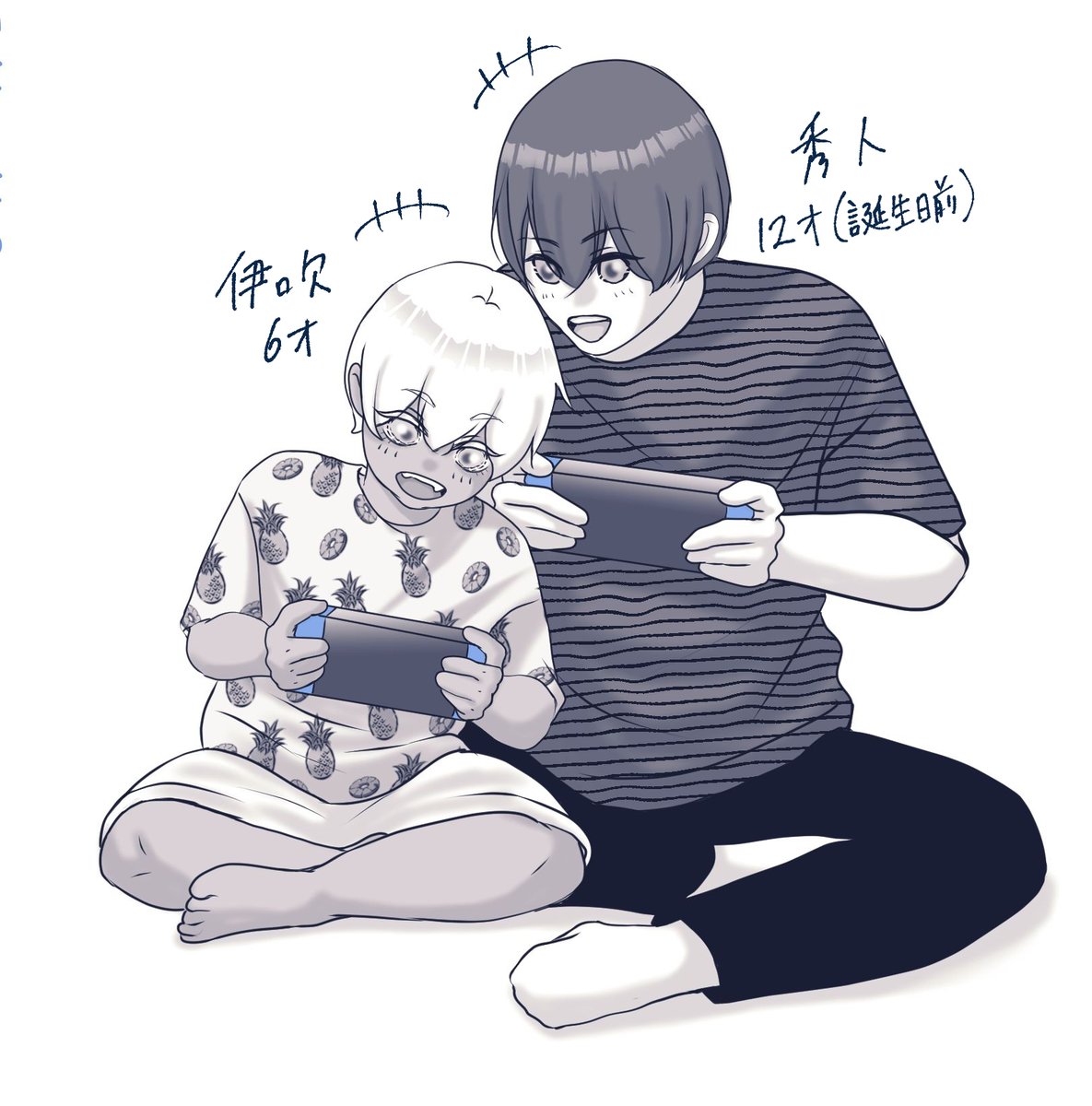 一色ナツ💙創作BL tweet media