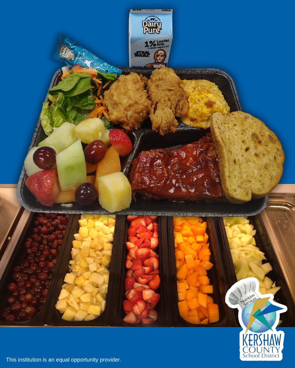 KCSDNutrition's tweet photo. 🎓 🍽️ @NCHKnights seniors enjoyed a special Senior Lunch filled with delicious food, fresh fruit, and time spent making memories together. 💙 🥳 Wishing all of our seniors the very best as they get ready for graduation and their next big adventure. 🌟 🎉 👏 @kcsdschools https://t.co/tmUL5VHmvf