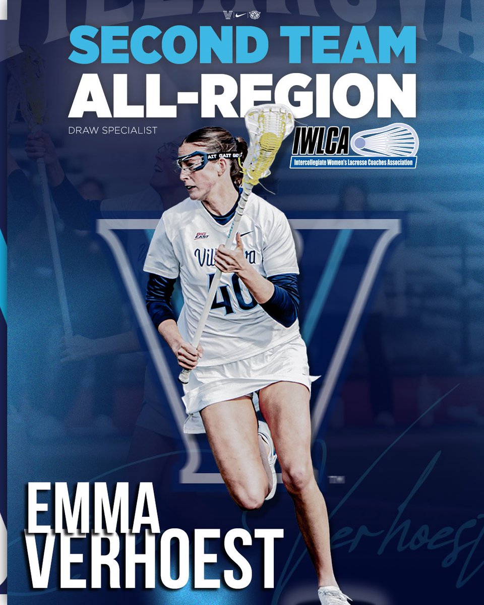 NovaWLax's tweet photo. 𝐀𝐧𝐨𝐭𝐡𝐞𝐫 𝐚𝐰𝐚𝐫𝐝 𝐟𝐨𝐫 Emma Verhoest !! 😼

IWLCA All-Region Second Team Honors 👏 https://t.co/CowuW7dicC