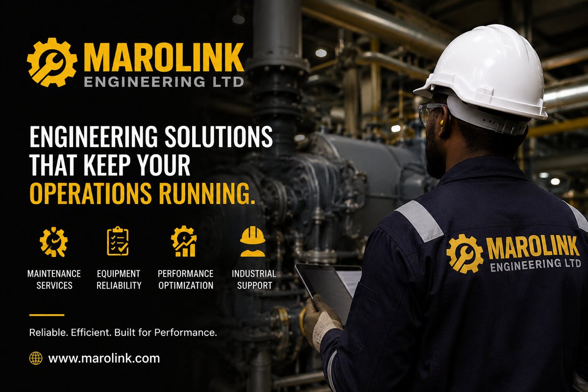 marolink_engr's tweet photo. Low compressor efficiency can increase energy costs and downtime. Common causes include air leaks, dirty filters, overheating, and poor maintenance. Regular servicing improves performance and reliability.
#CompressorEfficiency #IndustrialMaintenance https://t.co/z8mqn0tHlI