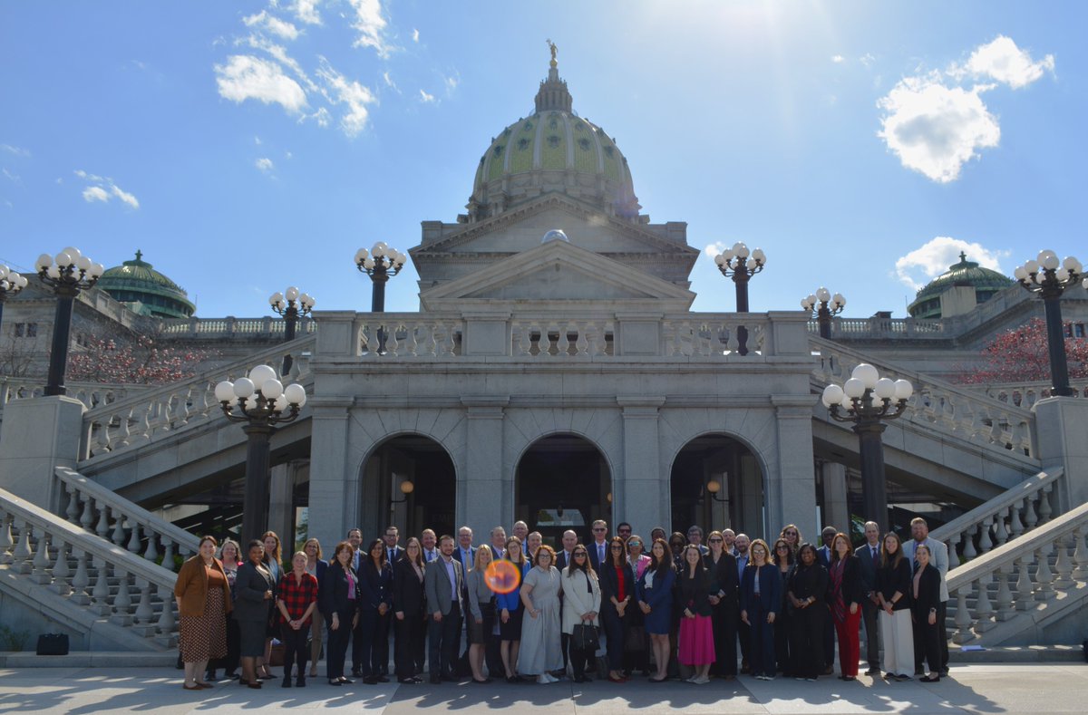 LeadershipPgh's tweet photo. Leadership Pittsburgh XLII's recent trip to Harrisburg provided the cohort with a firsthand look at the advocacy, collaboration, and leadership that shape public policy in Pennsylvania.

Interested in LP? Applications are due the first Friday in June! https://t.co/oBYjZ2lmcH https://t.co/8yldzmfvLX