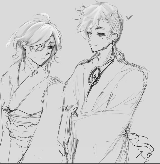 Mell_arts_posts's tweet photo. Sketch 
Killermare https://t.co/kyVwWbHz90