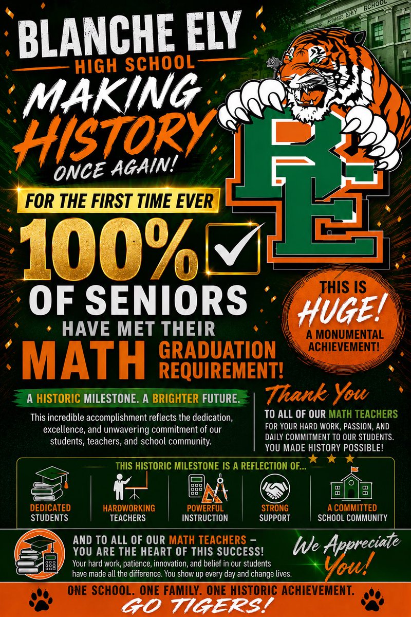 Blanche Ely HS tweet media