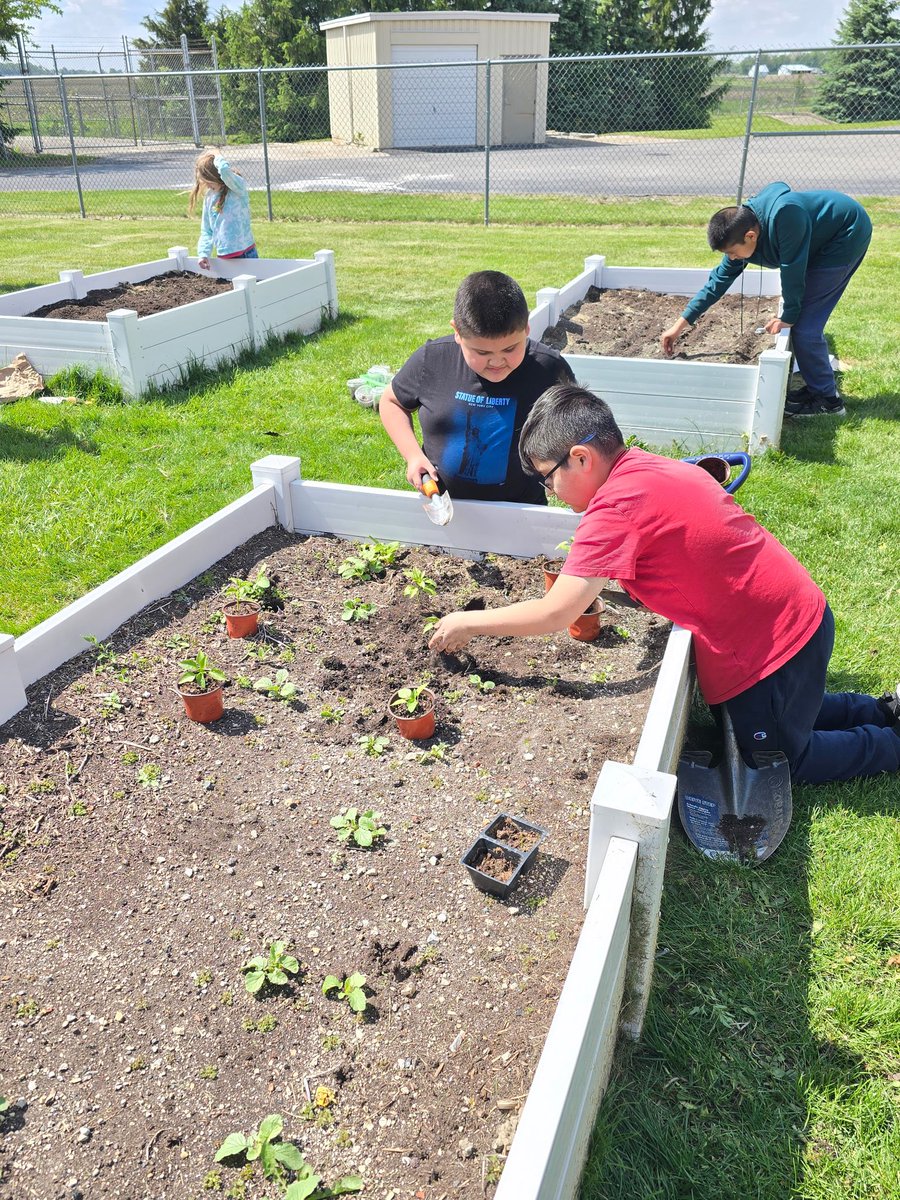 csfhotdogs's tweet photo. The @SuncrestElem Garden Club has been hard at work! π±πͺ
Students have been weeding, planting, and observing growth. They also had their first harvest - radishes!
We are looking forward to seeing their next harvest in a couple of months! #hotdogexcellence #communitycomesfirst https://t.co/13IXPrrdEi