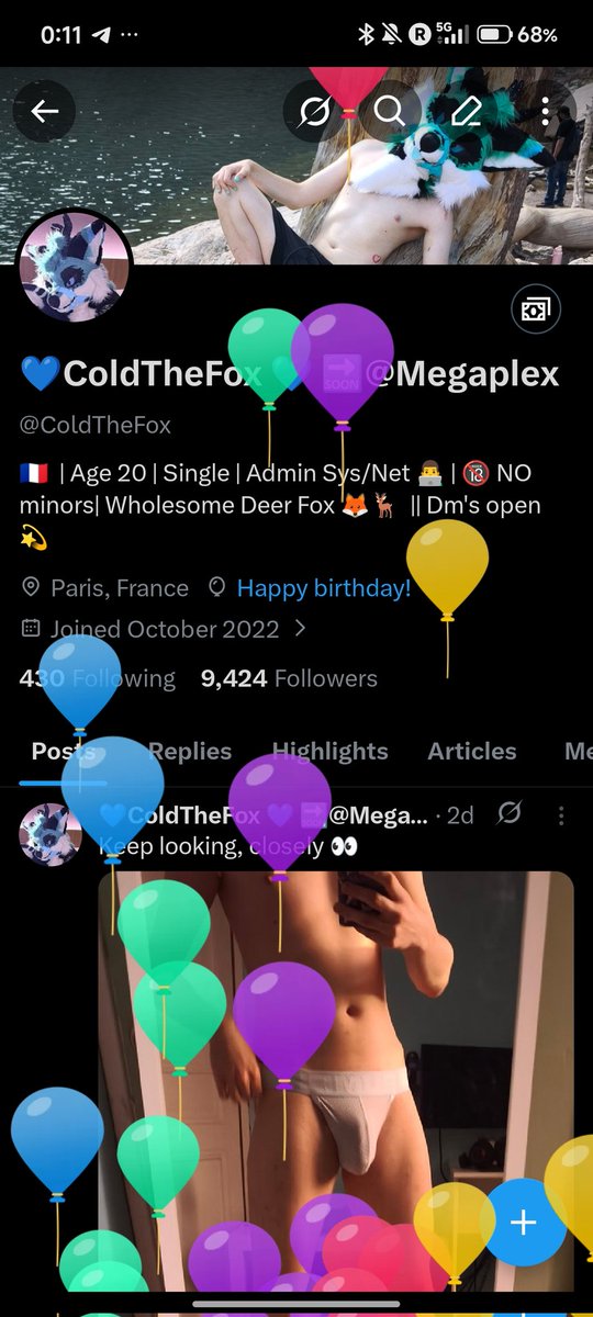 💙ColdTheFox 💙 🔜@Megaplex tweet media
