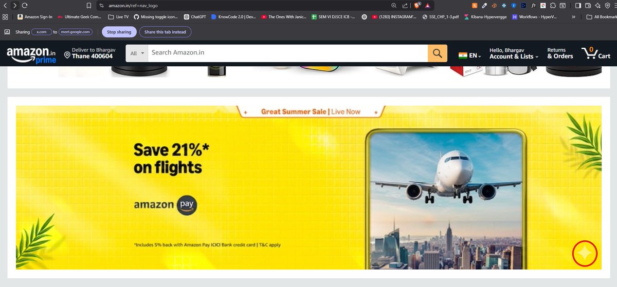 TheReal_Bhargav's tweet photo. Some poor design intern at Amazon is getting fired today.... @amazonIN @GeminiApp https://t.co/2W1HhQQIXp