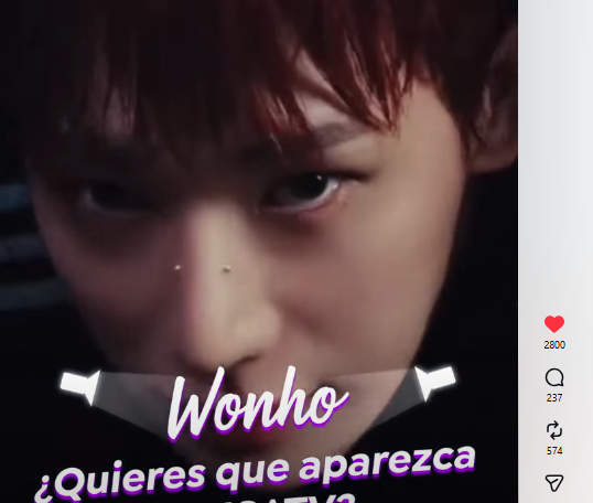 MaxWeneer's tweet photo. 200 likes left to reach 3000 likes!!

less than 11h left to May 15 in CDMX‼️

https://t.co/VgUgsMZhjU

#원호 #WONHO
@official__wonho https://t.co/69arRuS0Vw
