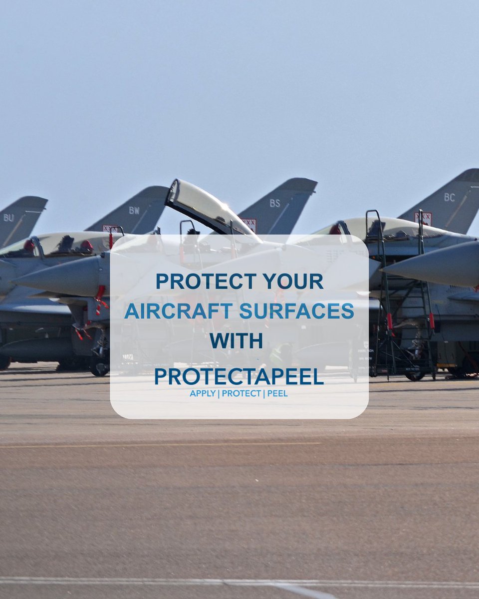 SpraylatInt's tweet photo. Did you know that you can protect your aircraft surfaces with Protectapeel?

#AircraftProtection #SurfaceProtection #AirlineInnovation #Protectapeel https://t.co/IK2oURrLeR