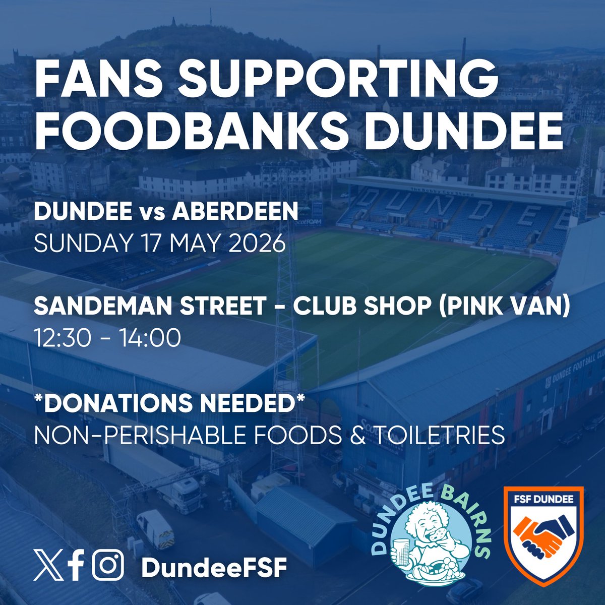 Fans Supporting Foodbanks Dundee tweet media