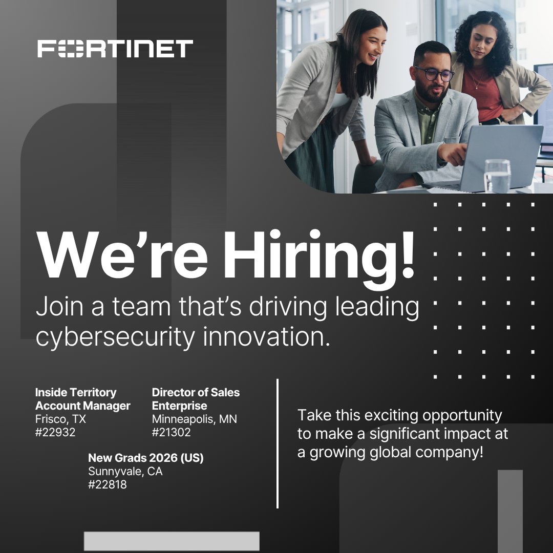 Fortinet tweet media