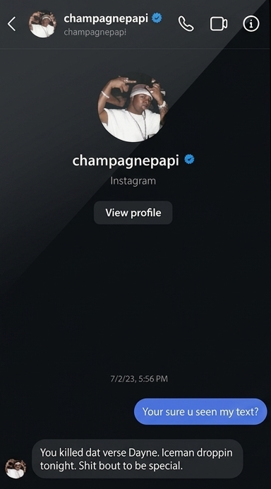 hoesluvtybdayne's tweet photo. #iceman dropping tonight. Drake I'm glad i can do a verse for u. Yk it's love #YMCMB #OVO #SS4L #ROP #MKE https://t.co/JXYul1cz7Q
