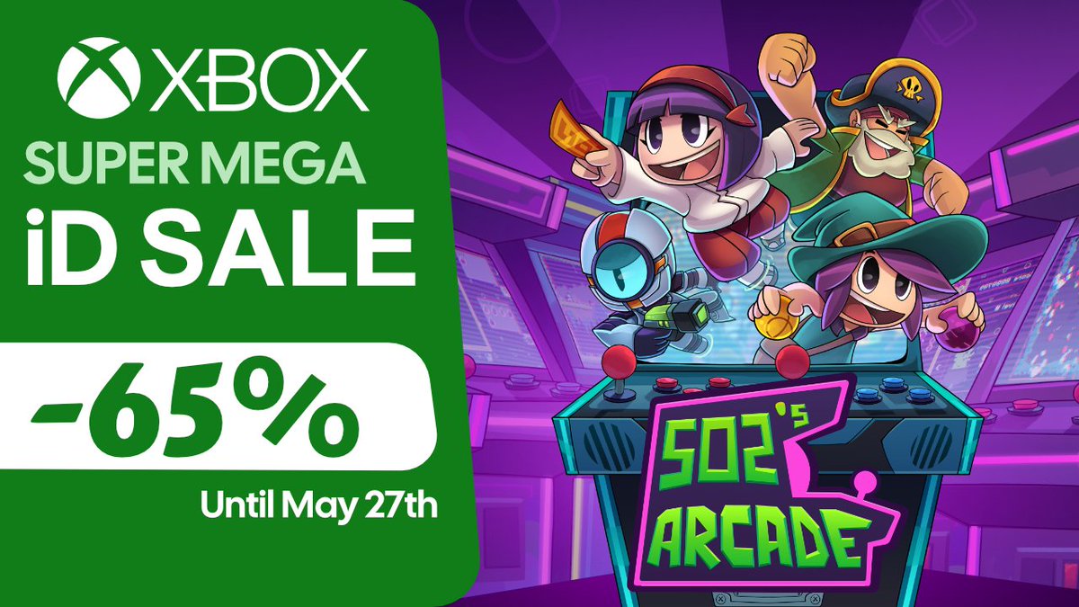 🕹️ The arcade is open 🕹️ We just joined the @ID_Xbox Sale