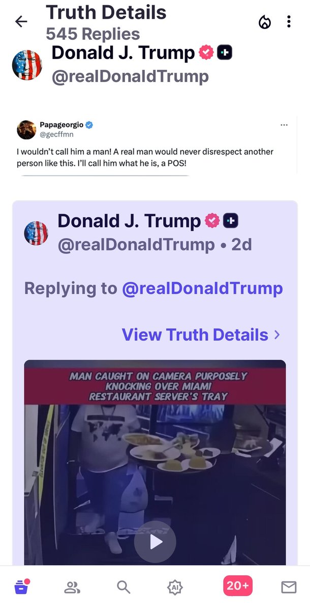 MiniBascue's tweet photo. @gecffmn Did you know your post was in President Trump's feed on TRUTH? How crazy that this actually happened in 2025.🤔
https://t.co/Z8VFHAEFav https://t.co/8TCWlfKVa1