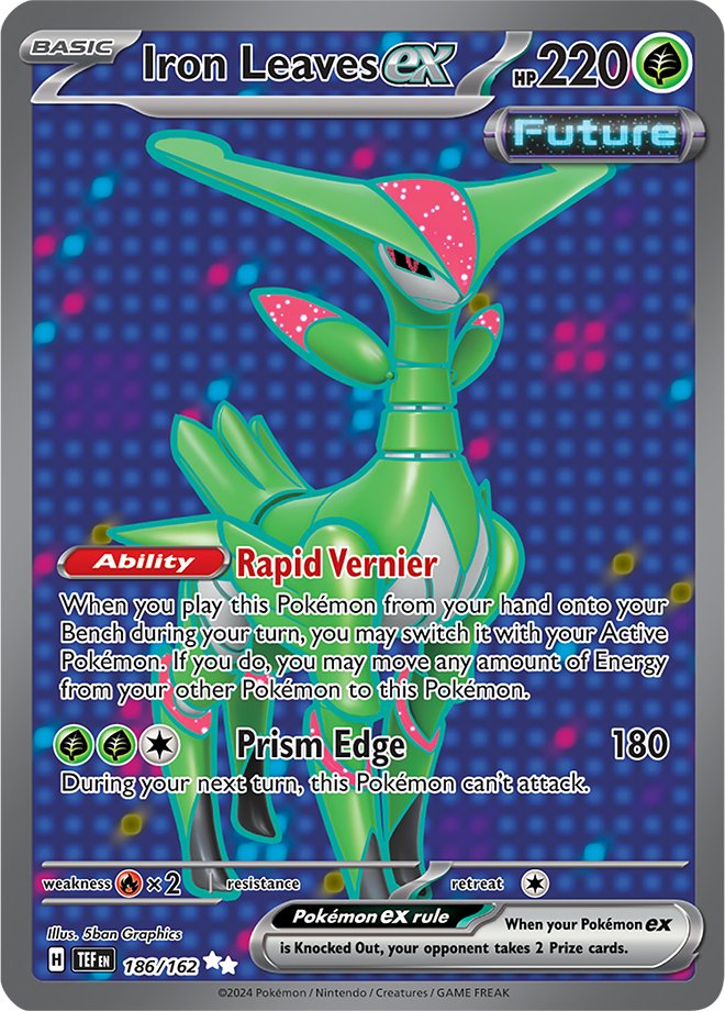 Yan_Ue4's tweet photo. @UniteVids I think Turo will be able to take back any FUTURE Pokémon in hand. Otherwise, he’d be too powerful.

I hope they release him with Iron Leaves EX! https://t.co/SdrNPnyL0Y