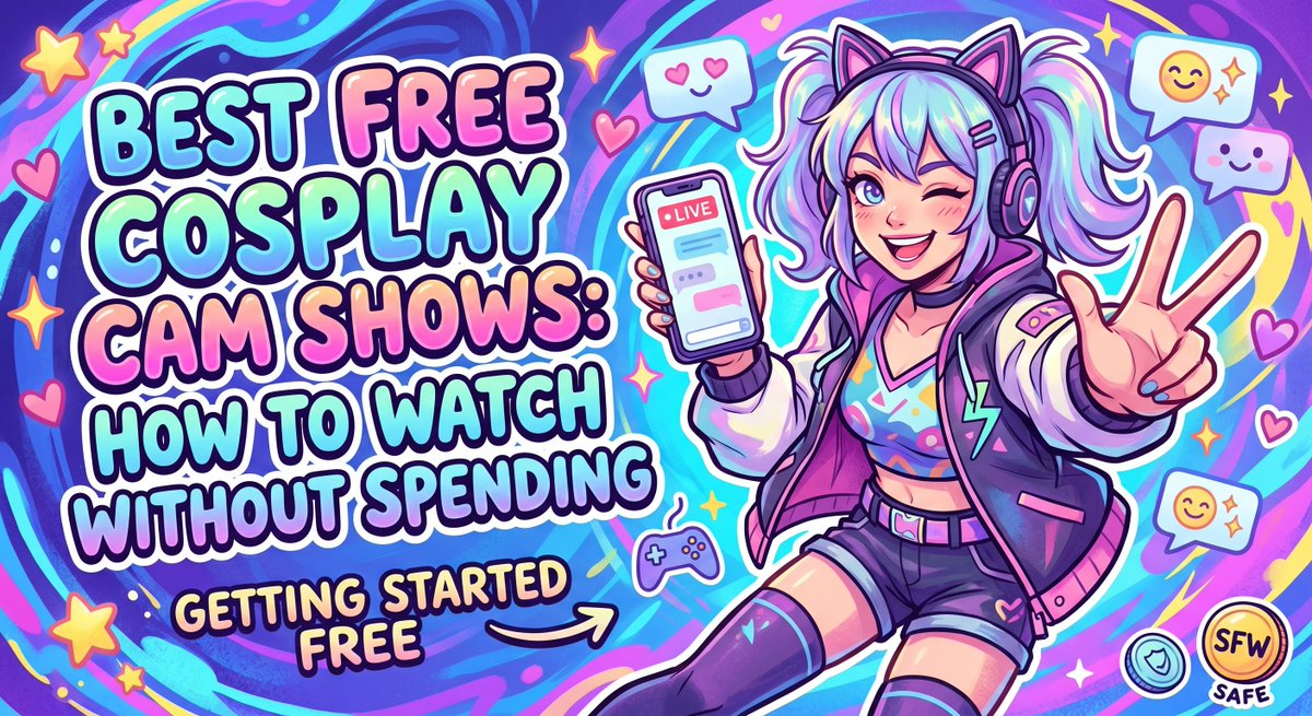 TopCosplaySite's tweet photo. 🎭 Best Free Cosplay Cam Shows: How to Watch Without Spending

Want to explore cosplay cam rooms without buying tokens? You can browse free public shows on major platforms, follow your favorite performers, and catch themed live rooms without paying upfront. https://t.co/SKPtBg9vaY