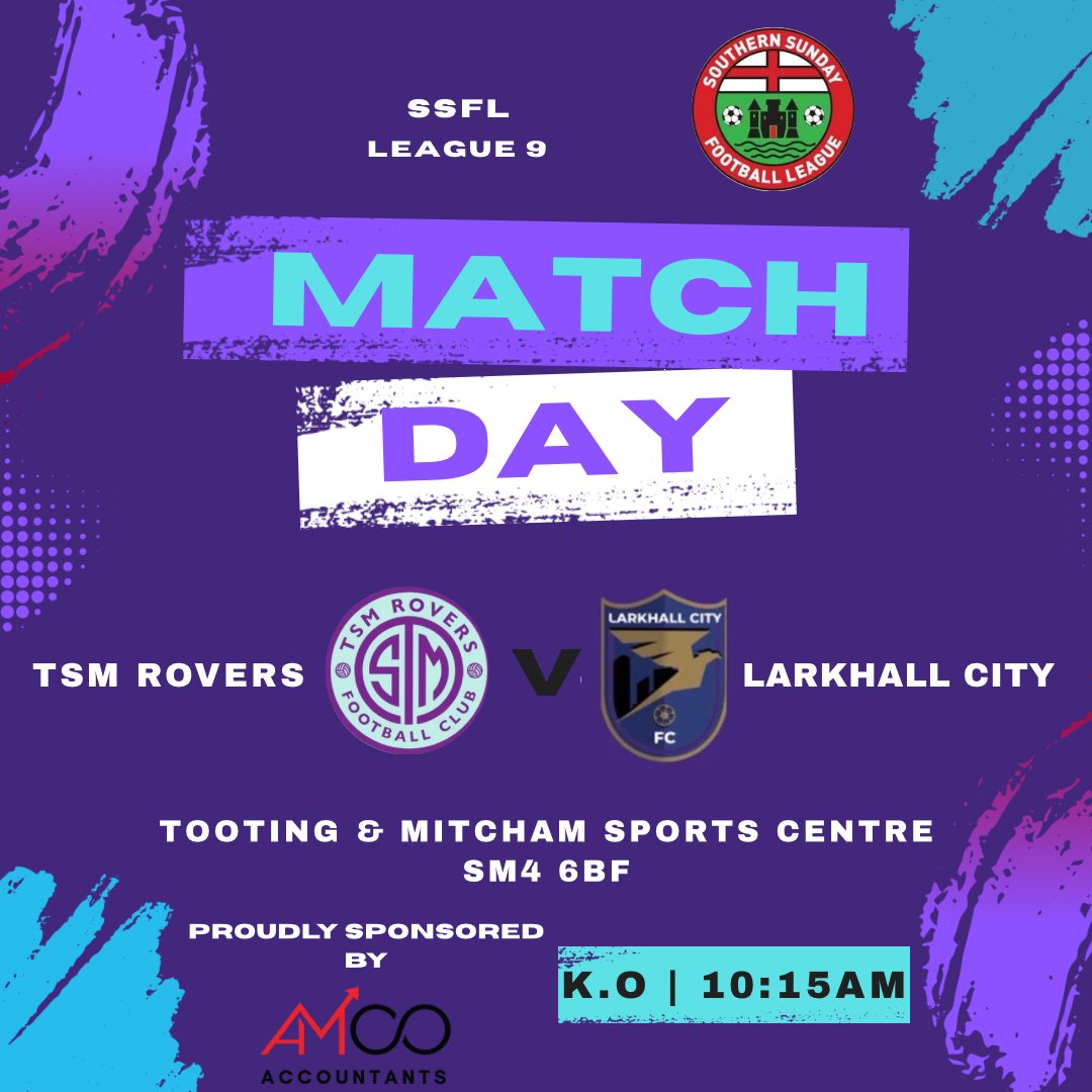 tsmrovers1's tweet photo. ⚽️ TSM Rovers vs Larkhall City ⚽️

TSM host @LarkhallCityFC for our final games of the season. Larkhall got the better of us last game so we’ll be looking to put things right this time. Both teams eyeing up 3rd but only 1 will make it 👀
@SouthernSunday https://t.co/VTPCJfBfCy