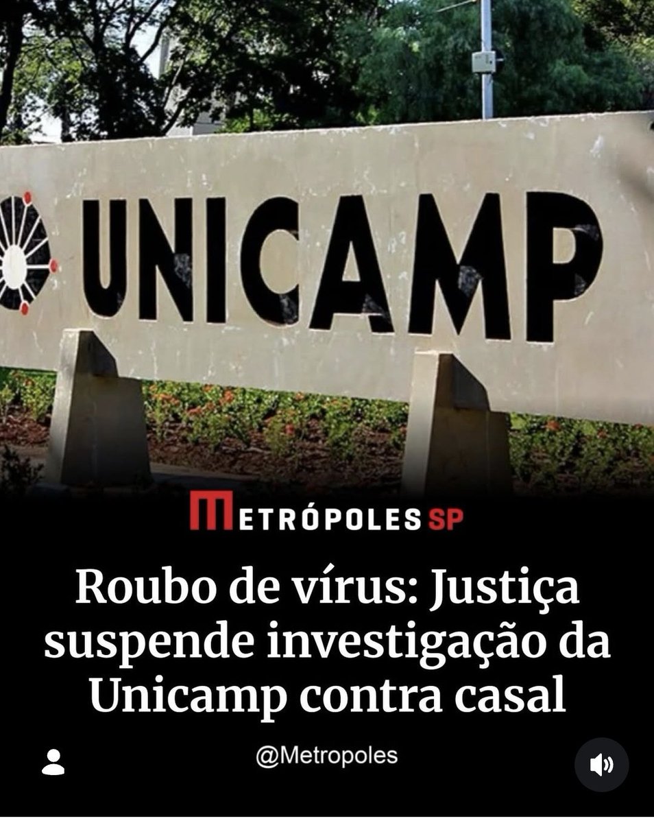 ClaudeLuca_'s tweet photo. Em meio ao novo "hantavírus", a justiça vai suspender investigação contra a argentina que roubou os vírus da Unicamp?
O que a Unicamp tem a esconder?
Não quero "investigação interna".
Cadê os parlamentares para impedir essa varrida pra debaixo do tapete de um assunto tão grave? Leiam.
https://t.co/QBylDBC3Fc